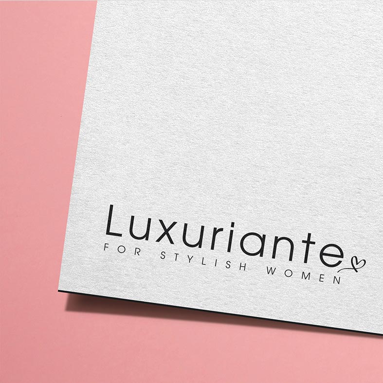 Logotipo Luxuriante Store